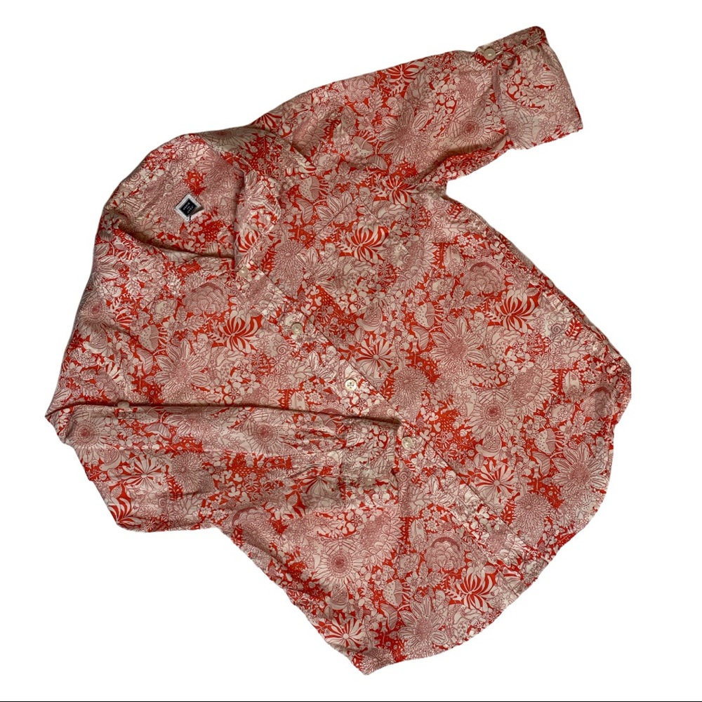 Boys Janie and Jack Poplin Button Down Sz5